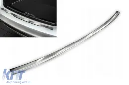 image-2-Avisa rear bumper protector suitable for Audi A6 C7 4G Avant 2011-2018, chrome