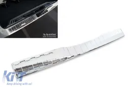 image-20-Avisa rear bumper protector suitable for Mercedes V-Class W447, Vito, Marco Polo 2014-2019 with two rear doors and upward-opening trunk, chrome