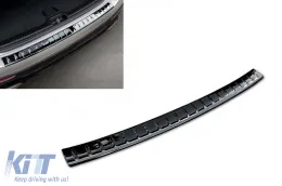 image-73-Avisa rear bumper protector suitable for Mercedes GLC X254 after 2022, black lacquer