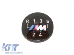 image-42-M emblem for gear lever suitable for BMW E24 / E28 / E30 / E32 / E34 / E36 / E38 / Z1 / ORIGINAL/