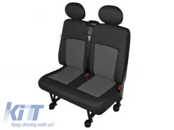 image-63-Kegel Apollo series upholstery suitable for front double seat, black with gray