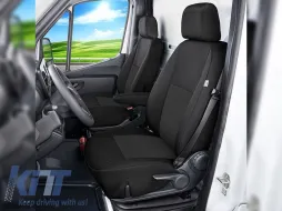 image-9-Kegel upholstery suitable for front seats of Mercedes Sprinter after 2018 with two single seats, color graphite