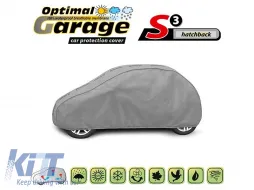 image-66-Kegel cover Optimal Garage series size S3 hatchback, gray