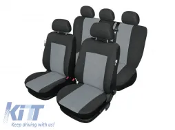 image-33-Kegel upholstery series Stuttgart 1+1+1 size L suitable for front single and rear full seat, color black/grey
