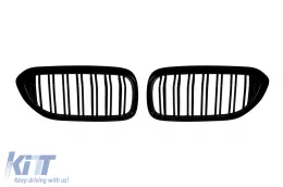 image-35-Gloss black double slat kidney grilles suitable for BMW 5 Series G30, G31 2017-2020
