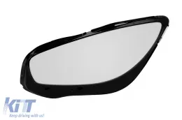 image-31-Left headlight lens suitable for Mercedes A Design GT C190 2014-2018 with black trim