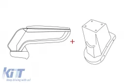 image-18-Rati Armrest model Armster S with black eco leather suitable for Dacia Dokker after 2018