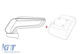 image-28-Rati Armrest model Armster S with black eco leather suitable for Opel Astra H 2004-2013