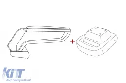 image-29-Rati Armrest model Armster S with black eco leather suitable for Opel Astra J 2009-2015