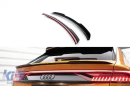 image-70-Spoiler suitable for Maxton Design version 2 type S-Line on Audi Q8 S-line after 2018, SQ8 after 2019, black lacquer
