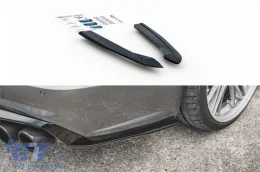 image-6-Maxton Design side add-ons made of fiberglass suitable for rear S6, S-Line bumper on Audi A6 C7 sedan, Avant 2014-2017, unpainted