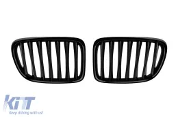 image-45-Black kidney grilles suitable for BMW X1 E84 2009-2015