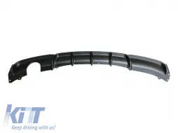 image-44-M Performance Design Design diffuser suitable for rear M technik bumper on BMW 3 Series F30 sedan, F31 touring 2011-2019 -o----