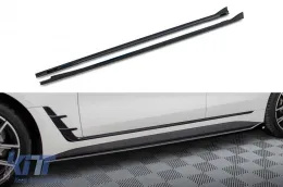 image-45-Maxton Design version 1 additives suitable for BMW i4 G26 side skirts with M package after 2021, black lacquer