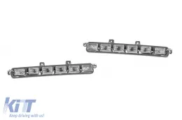 image-39-Daytime running lights suitable for Brabus type spoiler on A Design front bumper for Mercedes G-Class W463 after 1989