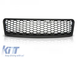 image-30-Black matte RS type grille suitable for Audi A6 C5 sedan, wagon 2001-2004