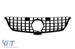 image-25-Black lacquer GT type grille suitable for Mercedes ML W166 2011-2015