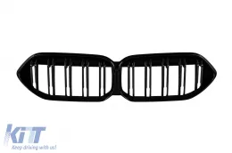 image-29-Double slat kidney grilles in black lacquer suitable for BMW 2 Series F44 Gran Coupe after 2020