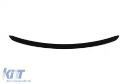 image-19-A Design trunk spoiler suitable for Mercedes E-Class W213 sedan 2016-2022, black lacquer
