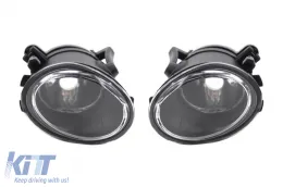 image-62-M technik type fog light kit, M3, M5 suitable for BMW 3 Series E46 1998-2005 sedan, coupe, wagon, 5 Series E39 1995-2003 sedan, wagon chrome base, left + right