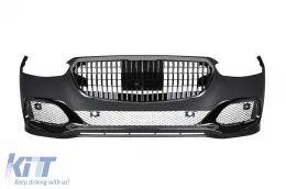image-17-Front Maybach bumper suitable for Mercedes S-Class W223 after 2020