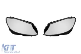 image-44-Headlight glass set suitable for Mercedes C-Class W205 sedan, S205 estate 2019-2021, left and right