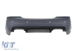 image-37-Rear A Design bumper type S65 suitable for Mercedes S-Class W221 2006-2013 with PDC/2 diffuser/2 exhaust tip -oo--oo-