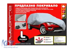 image-77-AutoPro Guardian Lite series cover suitable for SUV size L 490x190x145cm gray