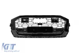 image-35-Gloss black RS-style grille suitable for Audi SQ8 2018-2023