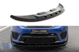 image-43-Maxton Design version 1 spoiler suitable for front SVR bumper on Land Rover Range Rover Sport Mk2 2015-2018, black lacquer