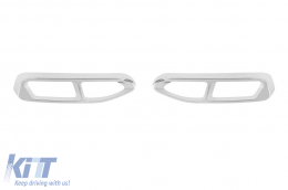 image-70-Chrome cap set for type 760 exhaust tips suitable for M bumper on BMW 7 Series G11, G12 2015-2018