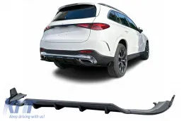 image-12-Rear Bumper Extension Splitter suitable for Mercedes GLC-Class X254 SUV Sport Line (2022-2027) All Black