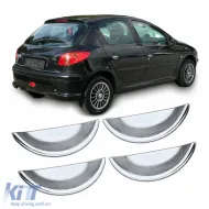 image-11-Door handle recess covers chrome matte for Peugeot 206 1998-2009