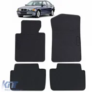 image-28-Car Rubber Floor Mats Black Premium Set fits BMW E46 Sedan Touring 98-05