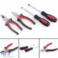 image-13-On-board tool side cutter combination pliers screwdriver Phillips slotted 4-piece
