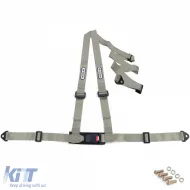 image-5-Tenzo-R Sport Harness Belt Safety Belt 3 Point Grey with E Mark