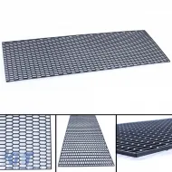 image-14-ABS plastic honeycomb mesh coarse 120x40cm sport race racing for bumper grille