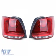 image-19-Tail lights rear lights pair right left for VW Polo 6R 09-14