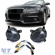 image-54-Clear Glass LED Fog Lights Black Smoke for Audi A4 8K A6 4F Q5 Seat Exeo