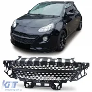 image-26-Sport grille without emblem Black Edition black for Opel Adam 12-19