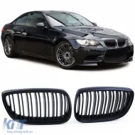 image-30-Double Slat Performance Kidney Grille Black for 3 Series BMW E92 E93 2005-2010