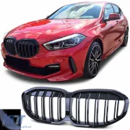 image-32-Sport double-slat performance grille gloss suitable for 1 Series BMW F40 from 19