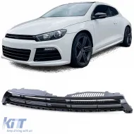 image-35-Sport grille black gloss for VW Scirocco III including R 09-14 pre-facelift