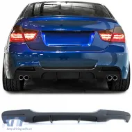 image-32-Rear diffuser performance dual exhaust fits both sides for 3 Series BMW E90 E91 05-12