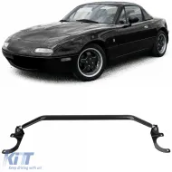 image-10-Aluminum strut bar black front 3-piece adjustable for Mazda MX-5 NA NB 1989-2000