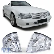 image-71-Clear glass indicator chrome pair for Mercedes SL R129 89-01