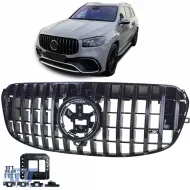 image-9-Sport grille black gloss for Mercedes GLS X167 from 2023