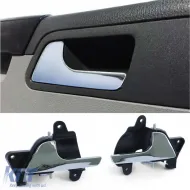 image-56-Door handles interior chrome pair left right for VW Bus T5 03-15