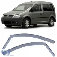 image-76-Wind deflector rain guard wind protection black smoke for VW Caddy 3 2K 04-15