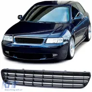 image-12-Sport grille radiator grille without emblem black suitable for Audi A3 8L 96-00